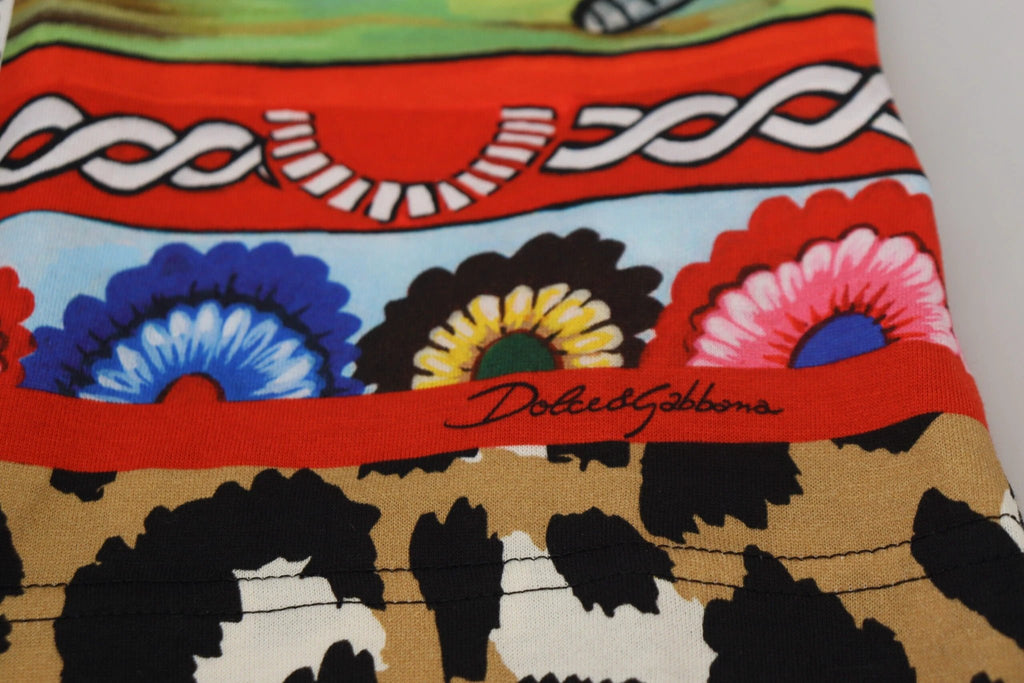 Dolce & Gabbana Multicolor Printed Women Exclusive Shirt Top by Dolce & Gabbana