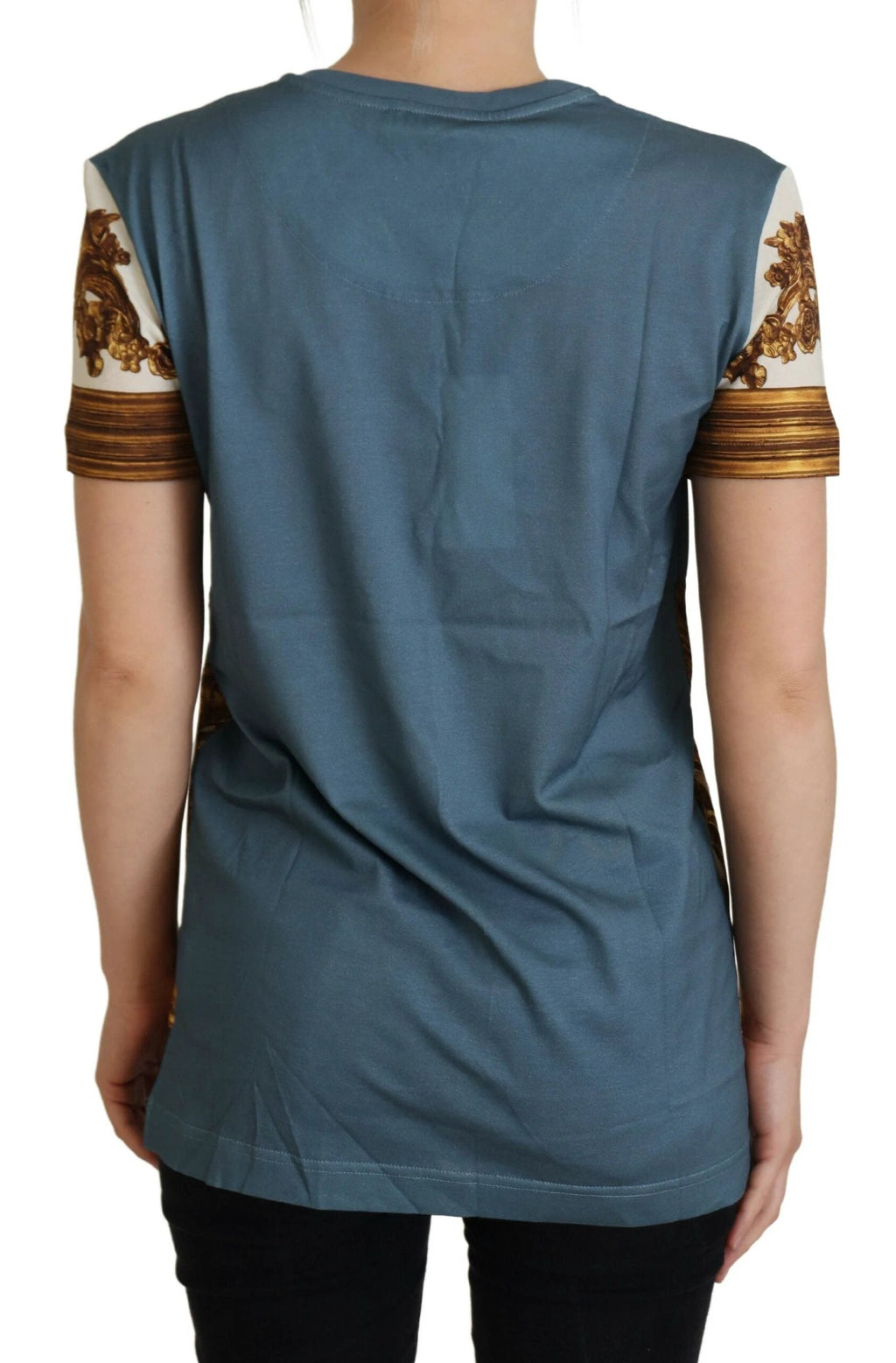 Dolce & Gabbana Multicolor DG Logo Angel Printed Shirt Top by Dolce & Gabbana