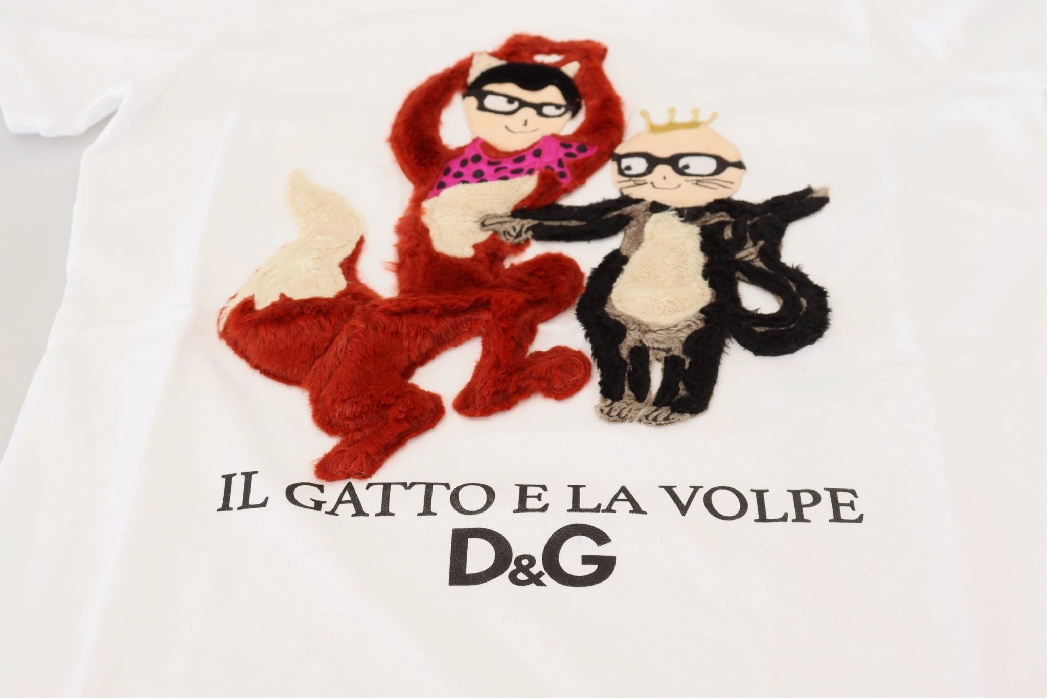 Dolce & Gabbana T-shirt Top White Textured Short Sleeve by Dolce & Gabbana