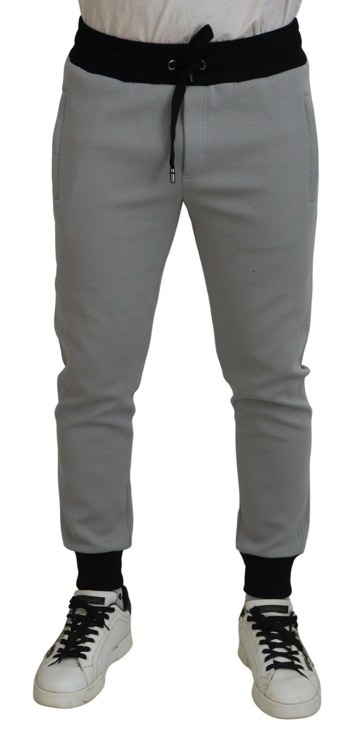 Dolce & Gabbana Gray Polyester Sweatpants Jogger Pants by Dolce & Gabbana