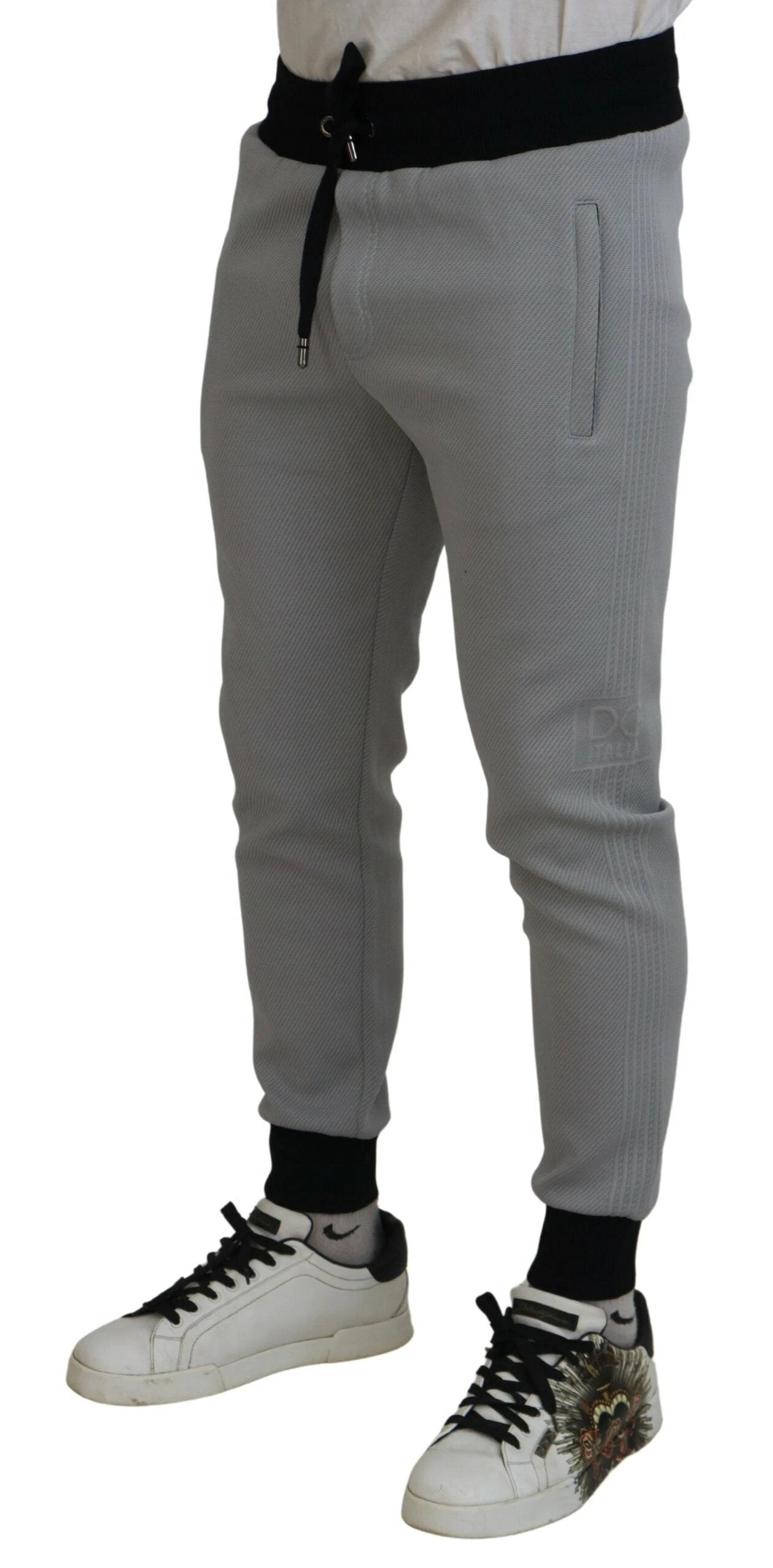 Dolce & Gabbana Gray Polyester Sweatpants Jogger Pants by Dolce & Gabbana