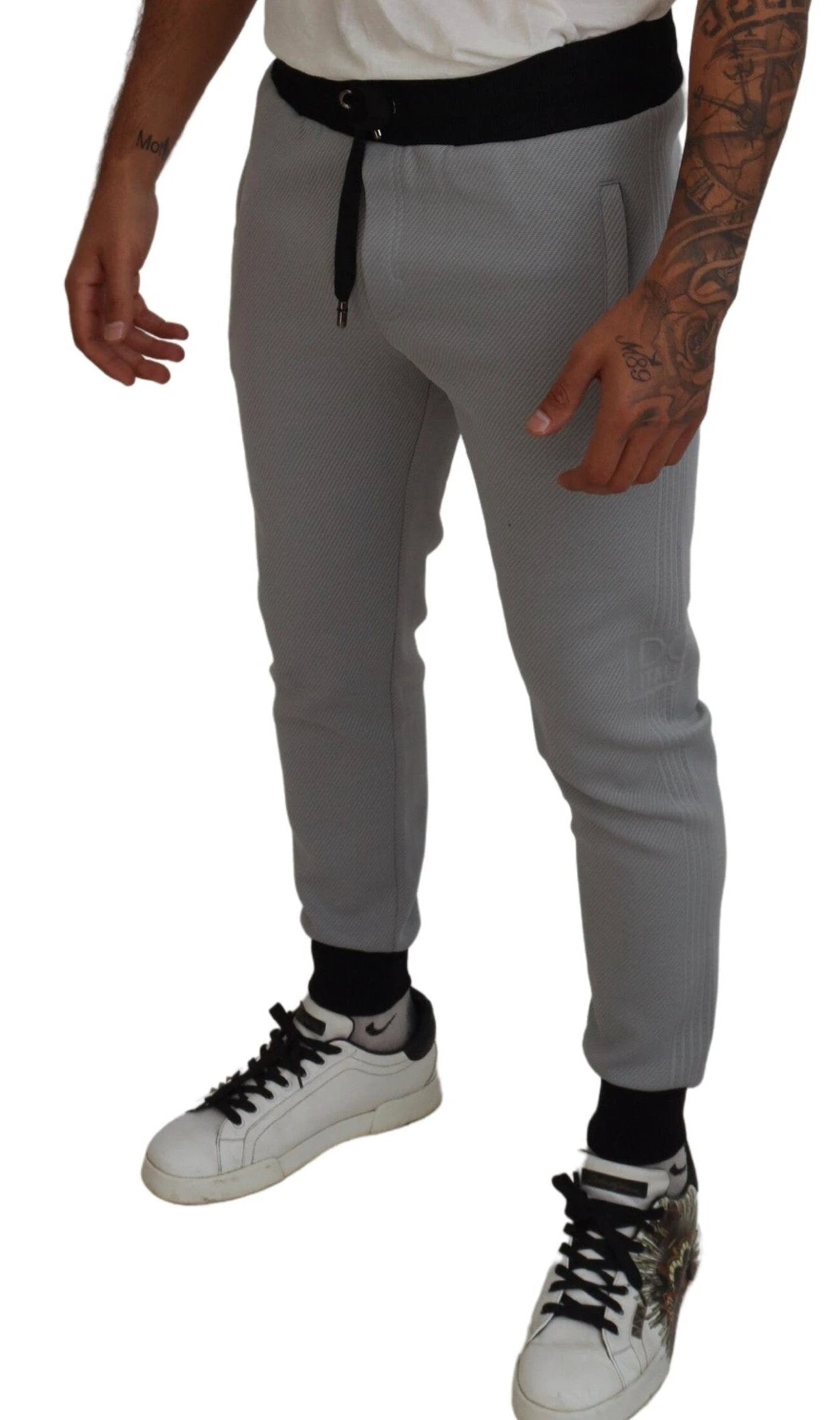 Dolce & Gabbana Gray Polyester Sweatpants Jogger Pants by Dolce & Gabbana