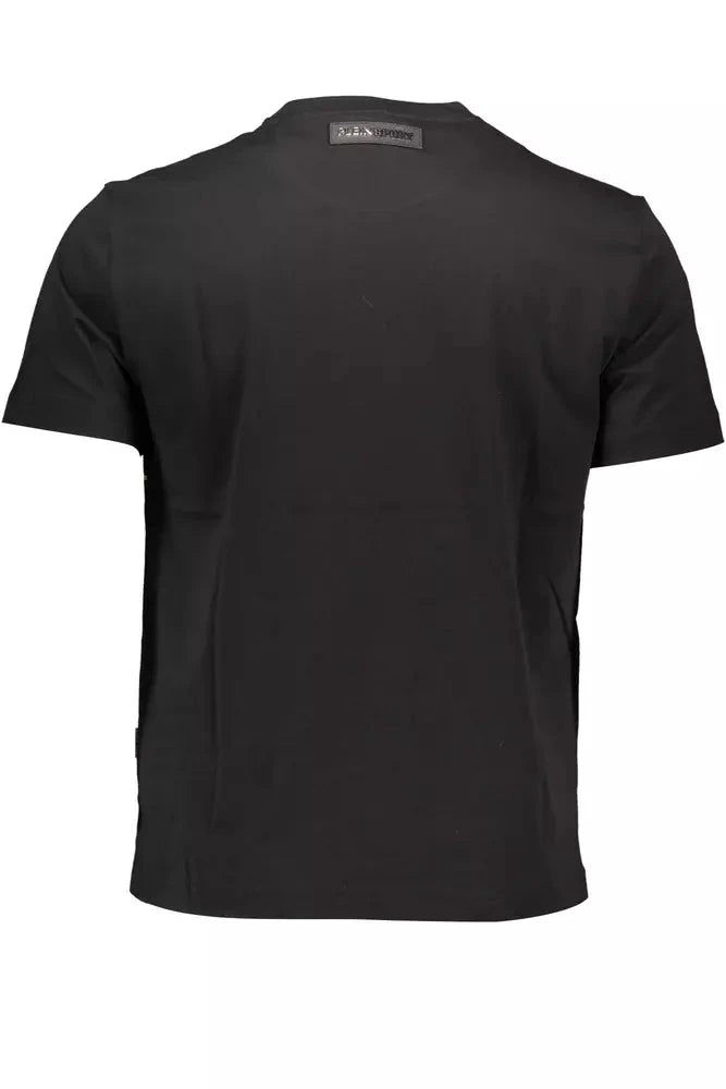 Plein Sport Black Cotton T-Shirt by Plein Sport