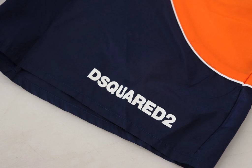 Dsquared² Multicolor Logo Print Men Beachwear Swimwear Short by Dsquared²