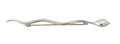 Dolce & Gabbana Silver Brass Crystal Spilla Serpente Mens Brooch Pin by Dolce & Gabbana