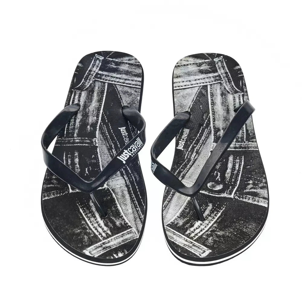 Just Cavalli Black EVA Men's Sandal by Just Cavalli