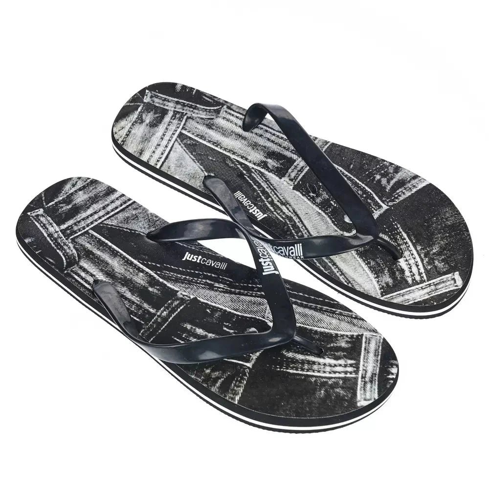 Just Cavalli Black EVA Men's Sandal by Just Cavalli