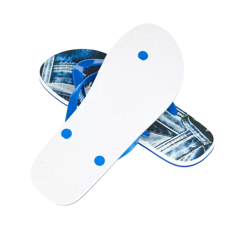 Just Cavalli Light Blue EVA Men Sandal by Just Cavalli