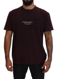 Dolce & Gabbana Bordeaux Crewneck Short Sleeve T-shirt by Dolce & Gabbana