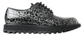 Dolce & Gabbana Black White Derby Patent Leather Shoes by Dolce & Gabbana