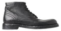 Dolce & Gabbana Black Horse Leather Perugino Boots by Dolce & Gabbana