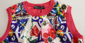 Débardeur Dolce &amp; Gabbana multicolore à col rond et motif floral Majolica