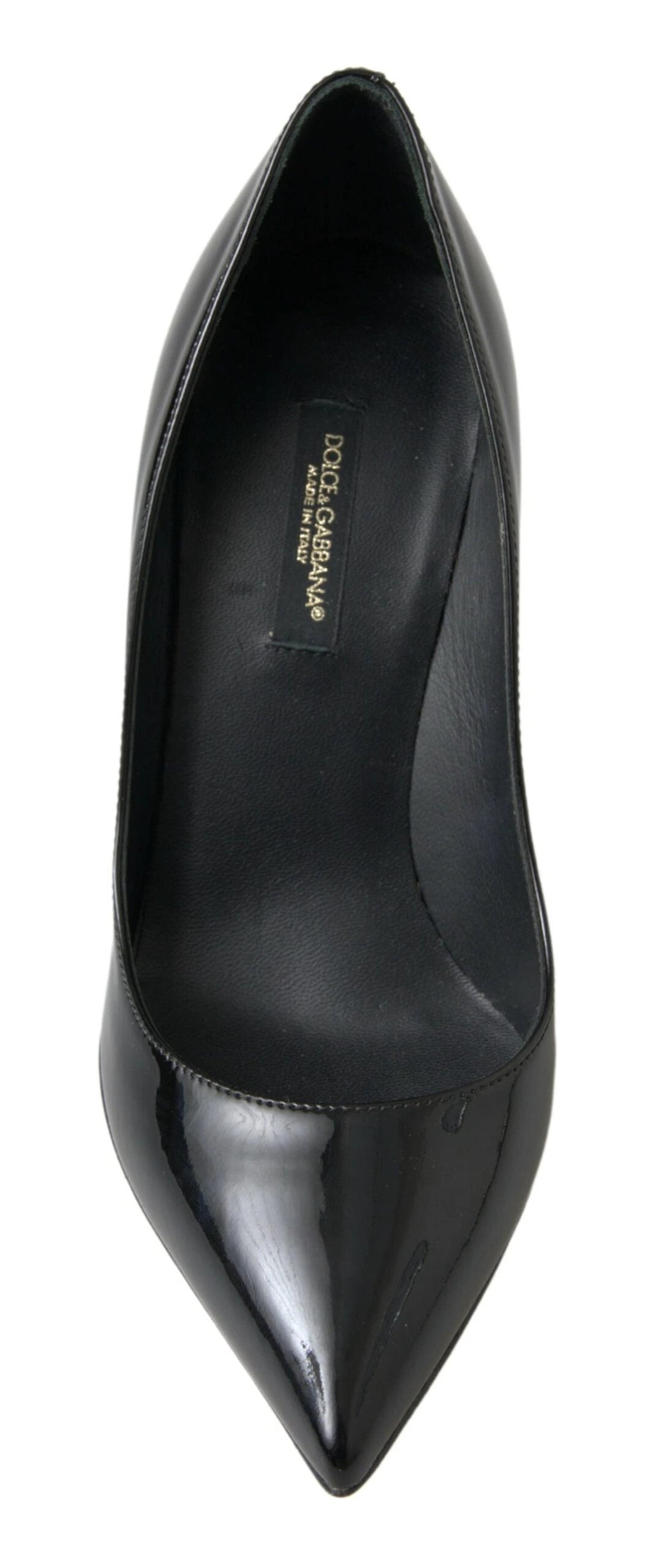 Dolce & Gabbana Black Patent Leather High Heels Pumps Shoes by Dolce & Gabbana