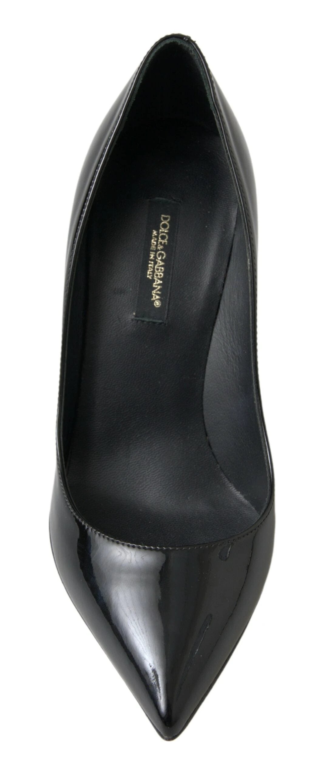 Dolce & Gabbana Black Patent Leather High Heels Pumps Shoes by Dolce & Gabbana