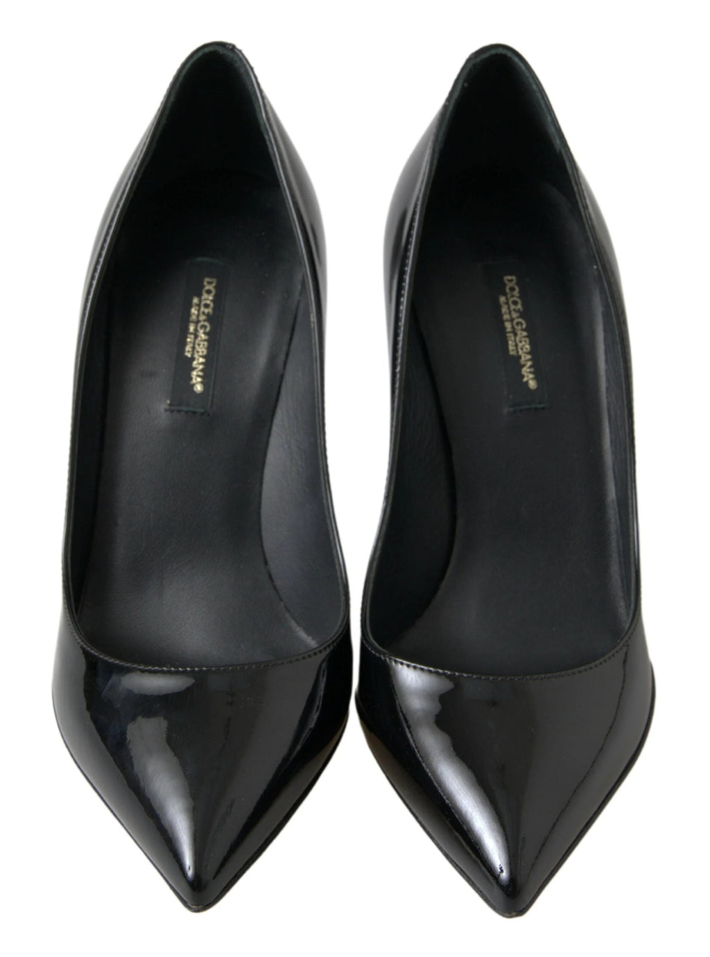 Dolce & Gabbana Black Patent Leather High Heels Pumps Shoes by Dolce & Gabbana