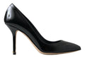 Dolce & Gabbana Black Patent Leather High Heels Pumps Shoes by Dolce & Gabbana