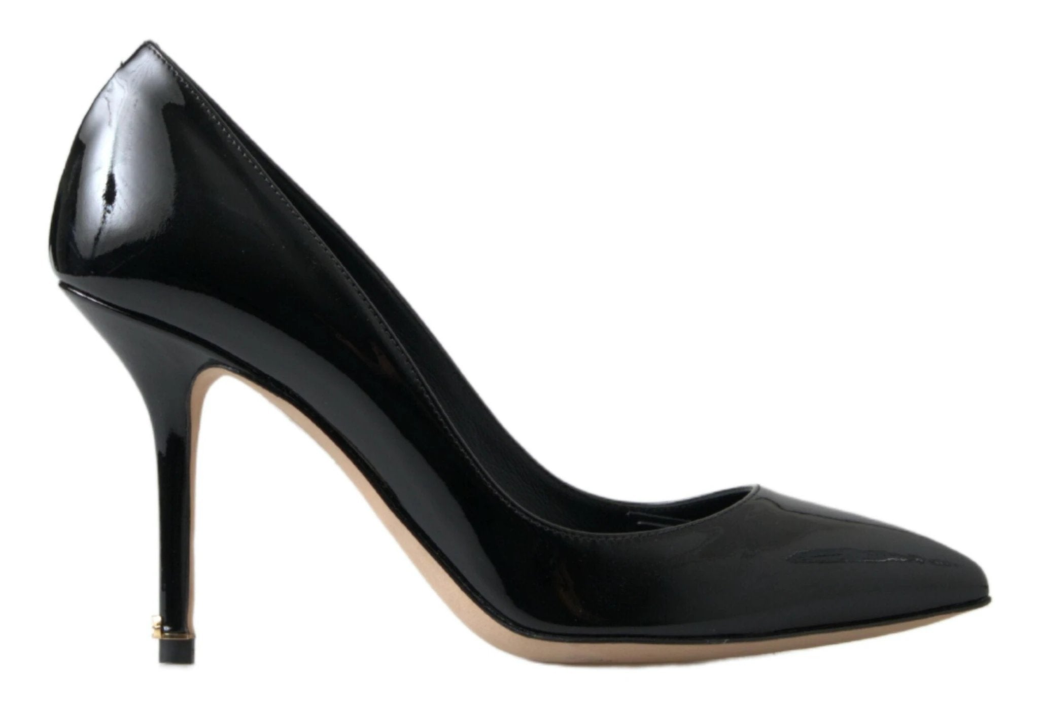 Dolce & Gabbana Black Patent Leather High Heels Pumps Shoes by Dolce & Gabbana