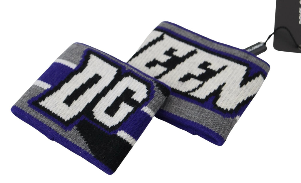 Dolce & Gabbana Purple Logo Two Piece Set Wristband by Dolce & Gabbana