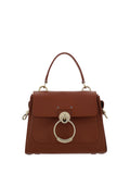 Chloé Brown Calf Leather Tess Handbag by Chloé