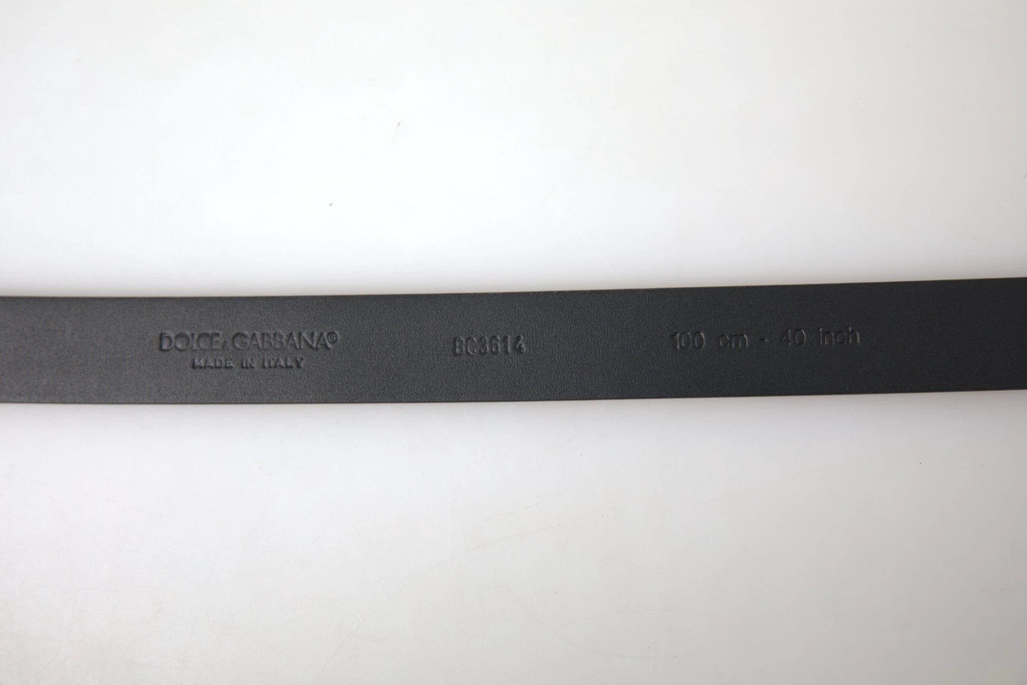 Dolce & Gabbana Bordeaux Leather Silver Metal Buckle Belt by Dolce & Gabbana