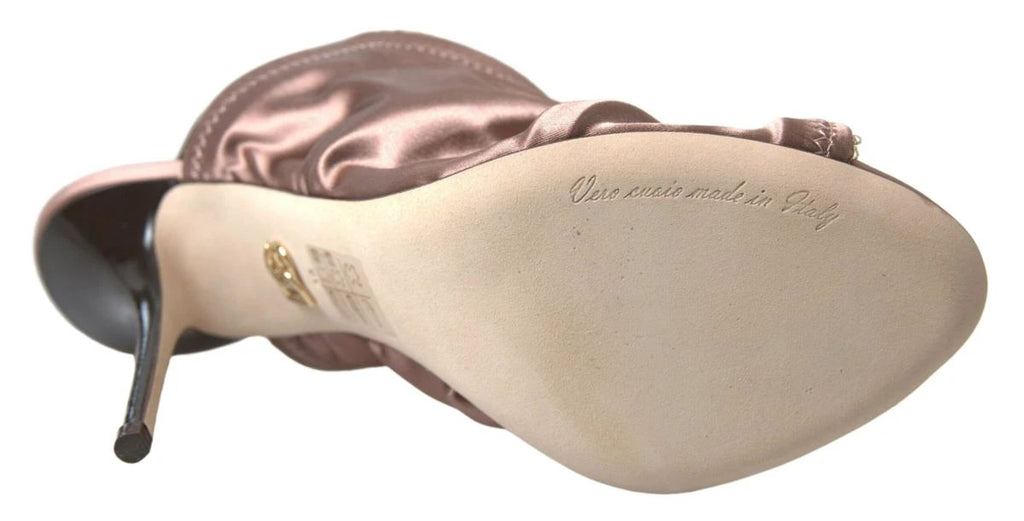 Dolce & Gabbana Light brown Slingback Corset Style Fastening stiletto heels by Dolce & Gabbana