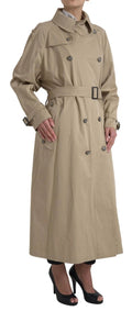 Dolce & Gabbana Khaki Double Breasted Trench Coat Jacket by Dolce & Gabbana