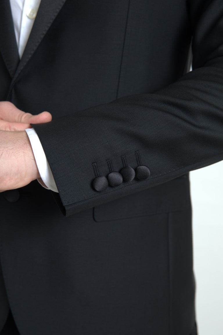 Dolce & Gabbana Black Wool Single Breasted MARTINI Blazer by Dolce & Gabbana