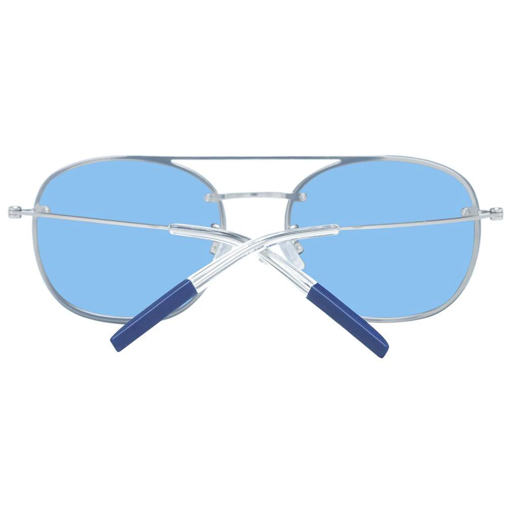Lunettes de soleil Tommy Hilfiger bleues en métal et plastique
