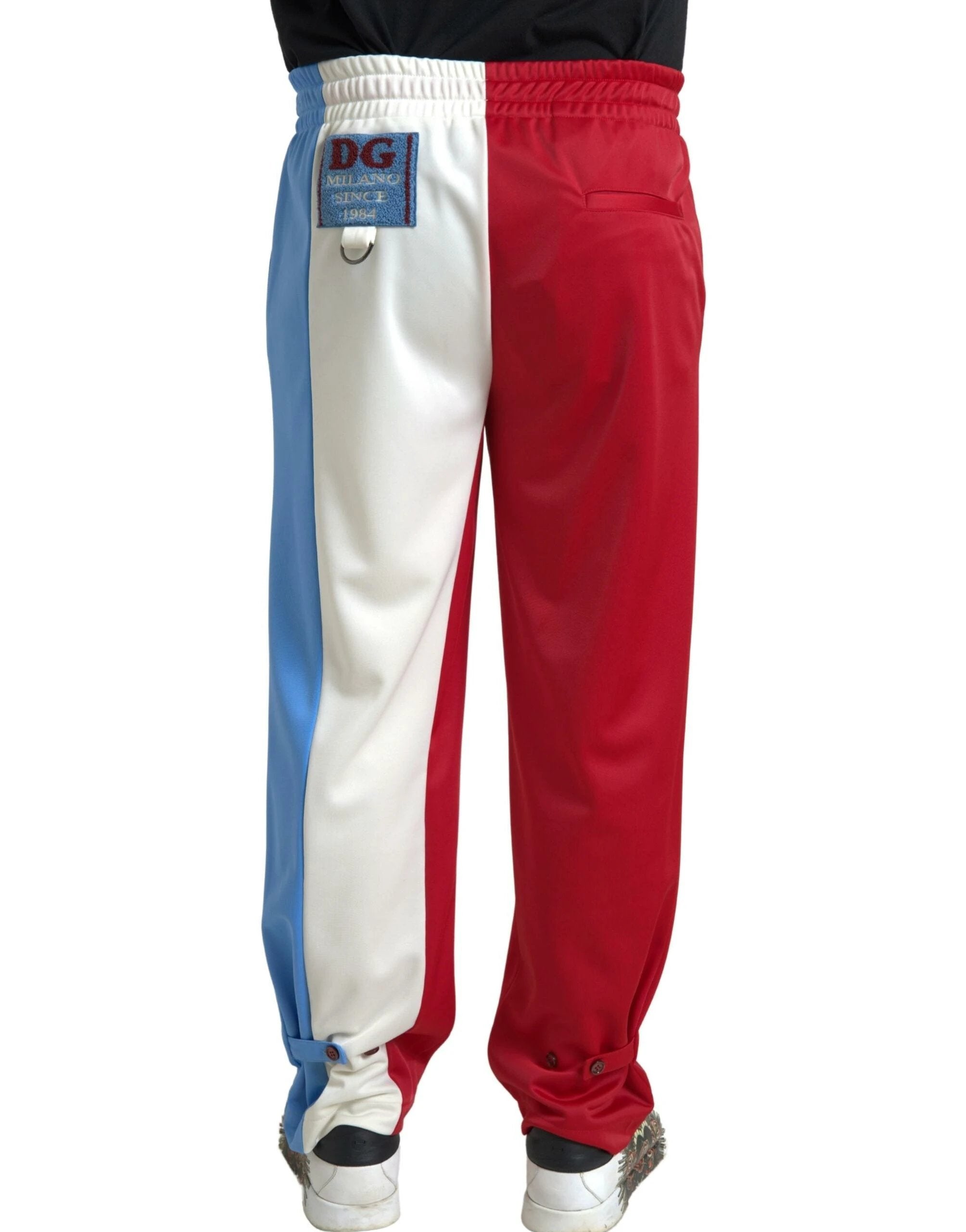 Dolce & Gabbana Multicolor Polyester Men Sweatpants Pants by Dolce & Gabbana