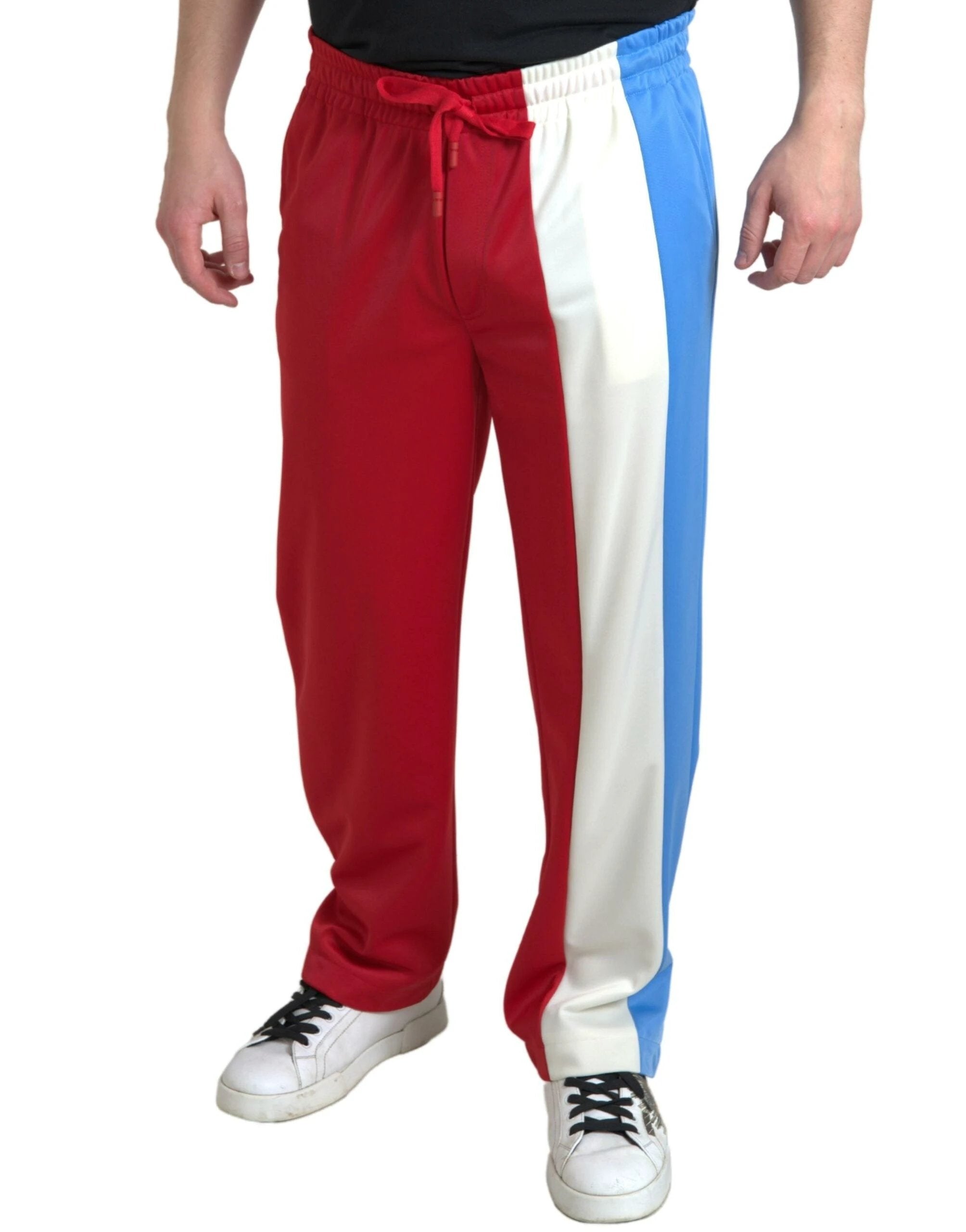 Dolce & Gabbana Multicolor Polyester Men Sweatpants Pants by Dolce & Gabbana