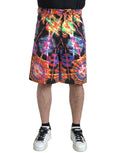Dolce & Gabbana Multicolor Printed Cotton Men Bermuda Shorts by Dolce & Gabbana