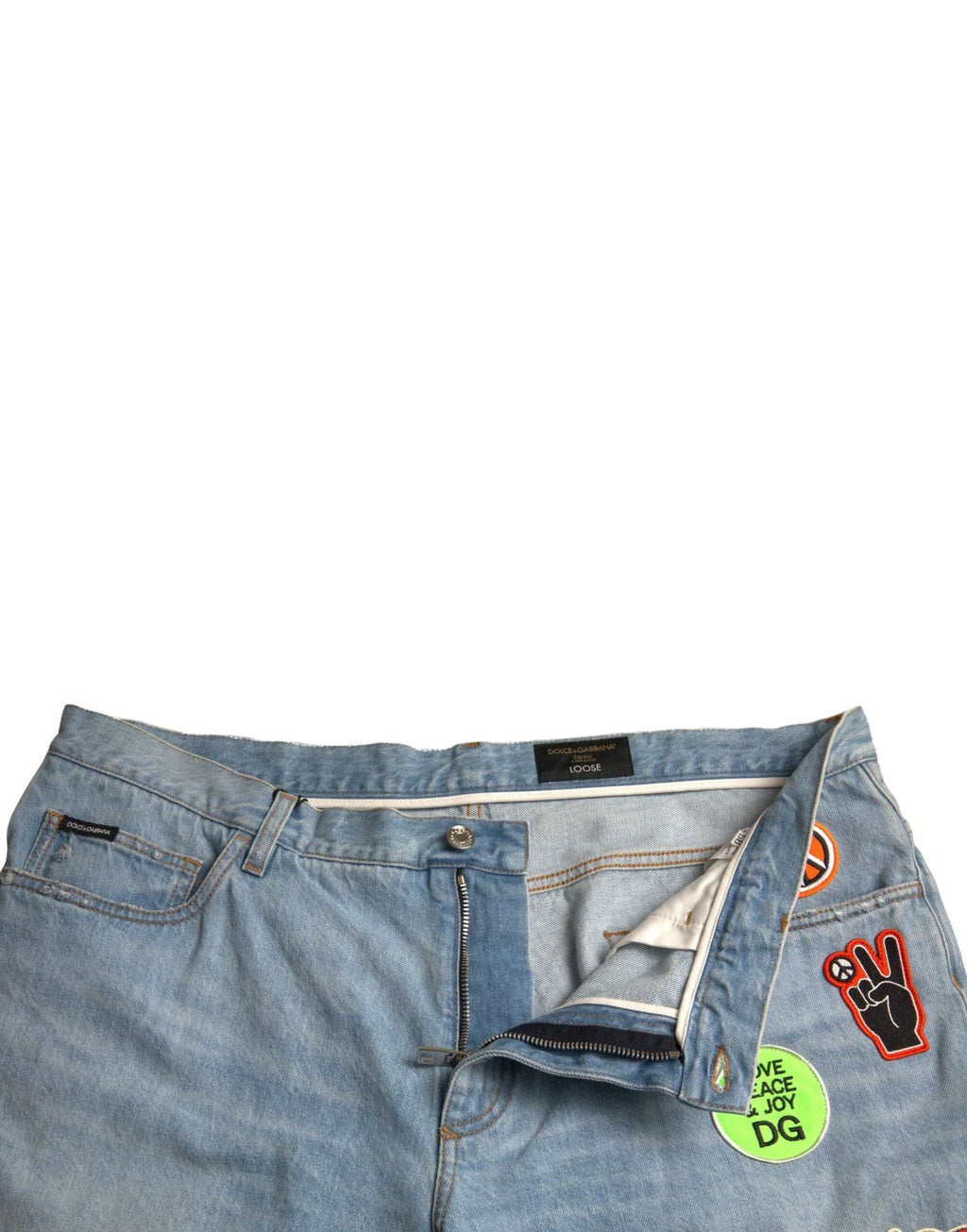 Dolce & Gabbana Light Blue Cotton Men Bermuda Denim Shorts by Dolce & Gabbana