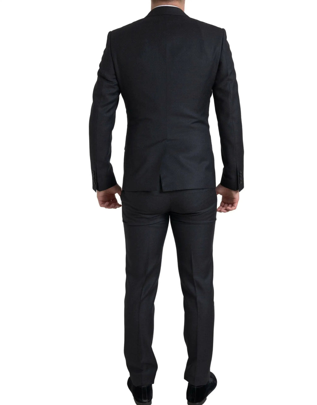 Costume MARTINI noir 3 pièces Dolce &amp; Gabbana à simple boutonnage