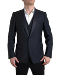 Dolce & Gabbana Blue 2 Piece Single Breasted MARTINI Suit by Dolce & Gabbana