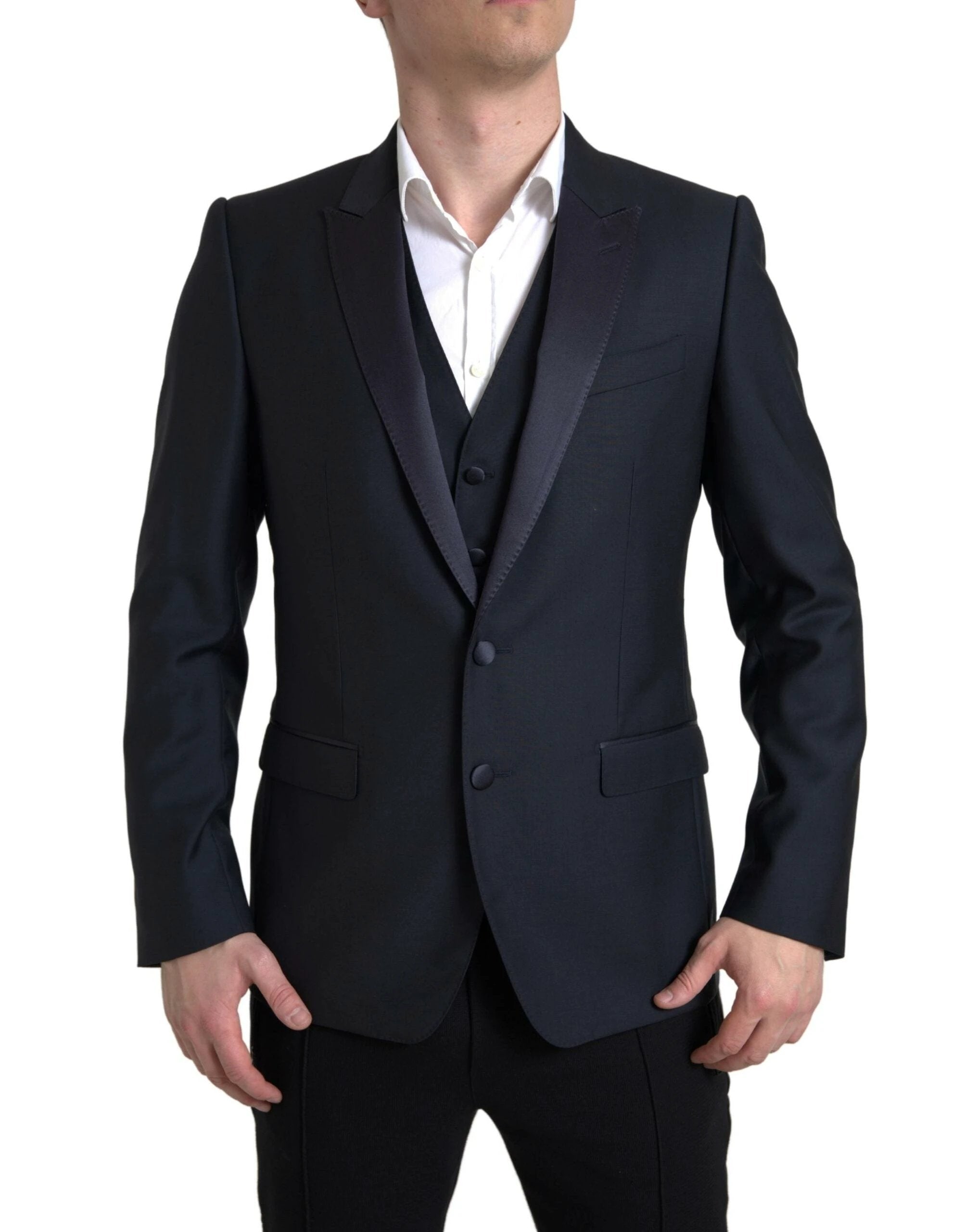 Dolce & Gabbana Blue 2 Piece Single Breasted MARTINI Suit by Dolce & Gabbana