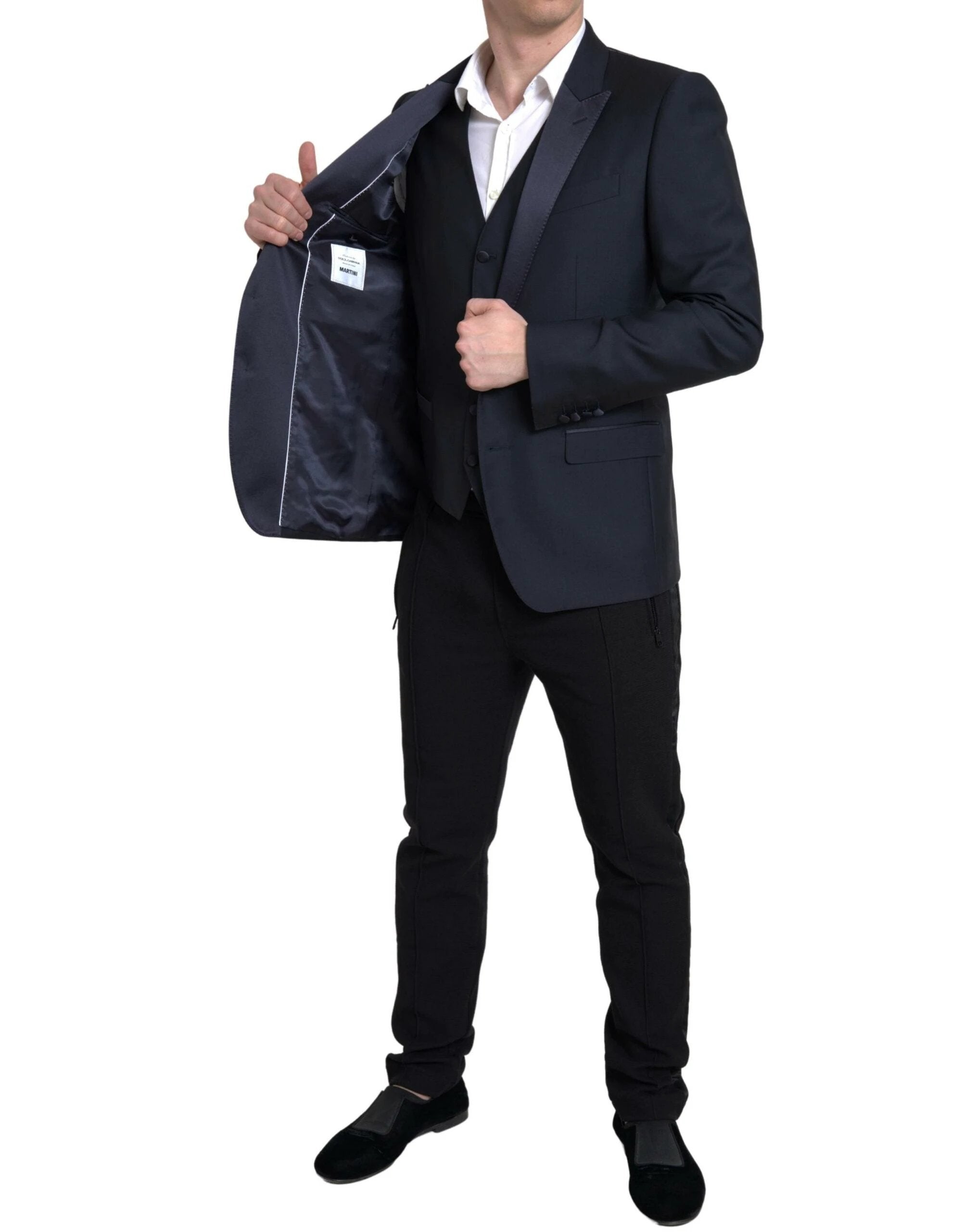 Dolce & Gabbana Blue 2 Piece Single Breasted MARTINI Suit by Dolce & Gabbana