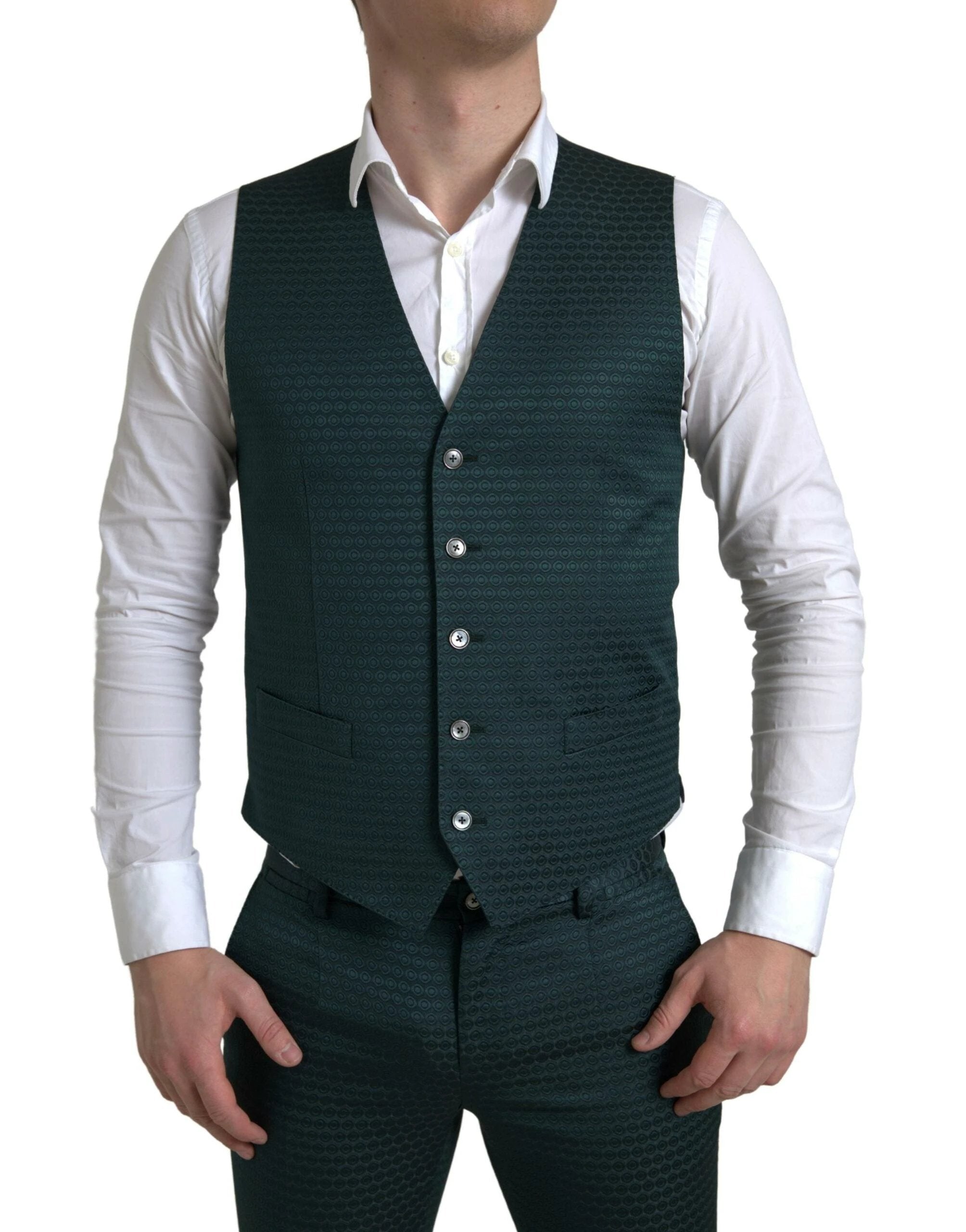 Dolce & Gabbana Green 3 Piece Single Breasted MARTINI Suit by Dolce & Gabbana