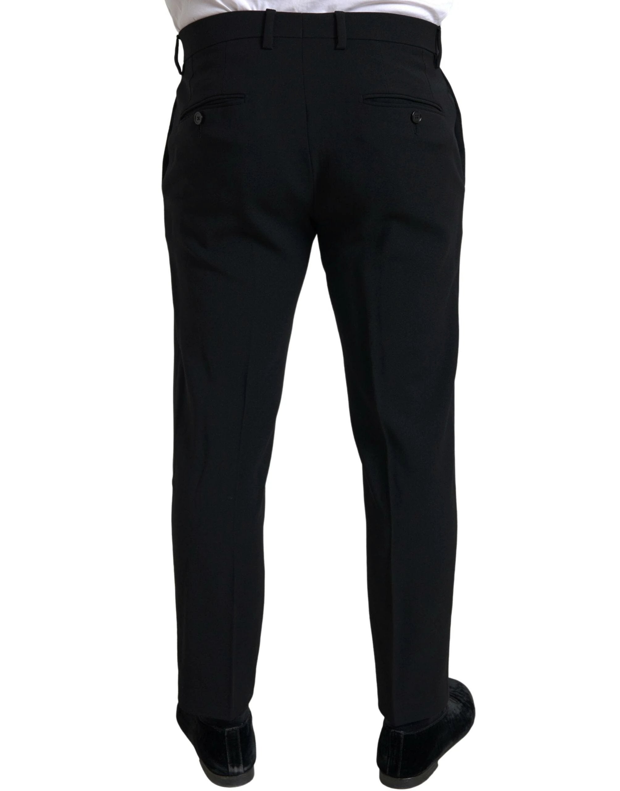 Dolce & Gabbana Black 2 Piece Double Breasted SICILIA Suit by Dolce & Gabbana