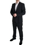 Dolce & Gabbana Black 2 Piece Single Breasted MARTINI Suit by Dolce & Gabbana