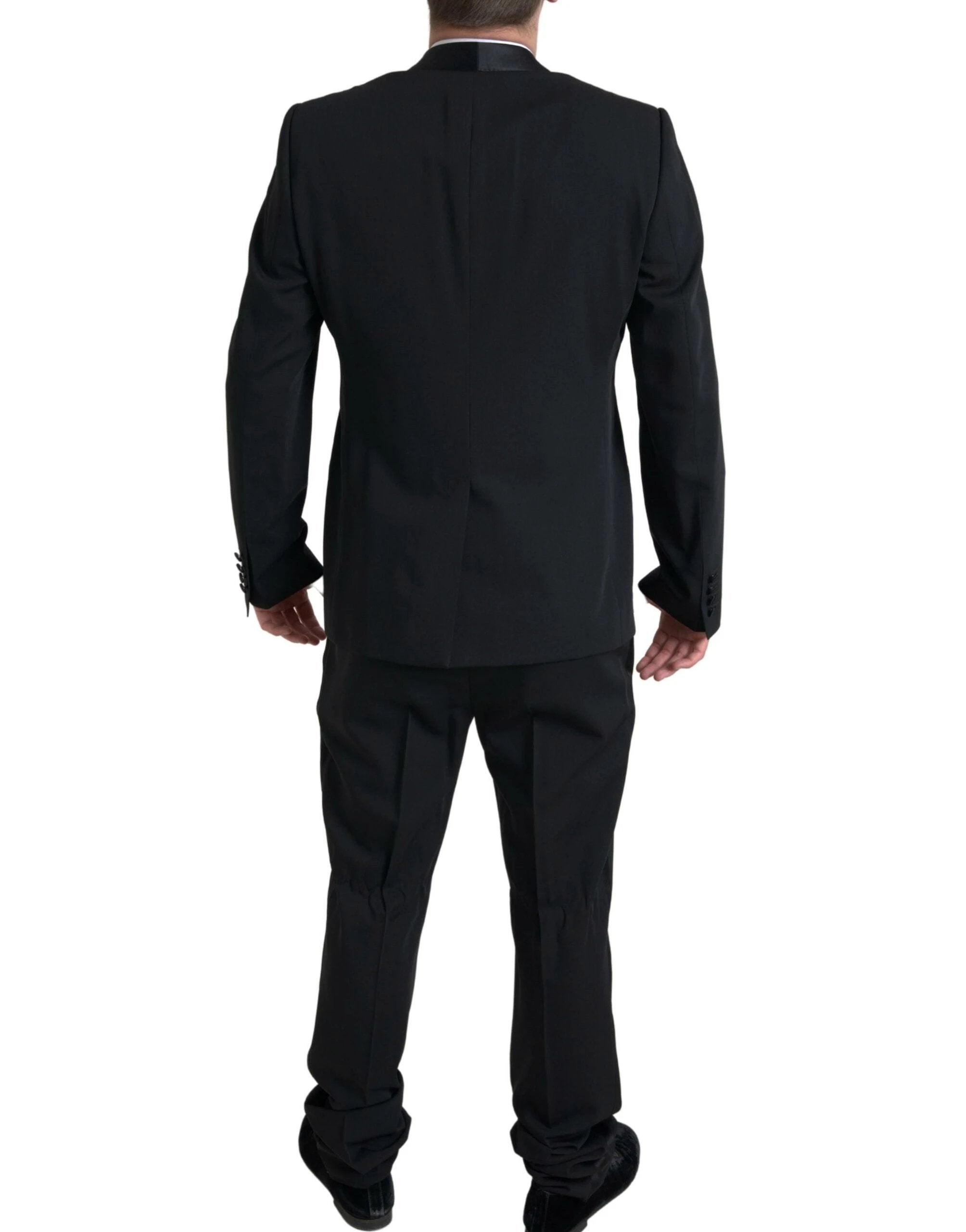Dolce & Gabbana Black 2 Piece Single Breasted MARTINI Suit by Dolce & Gabbana