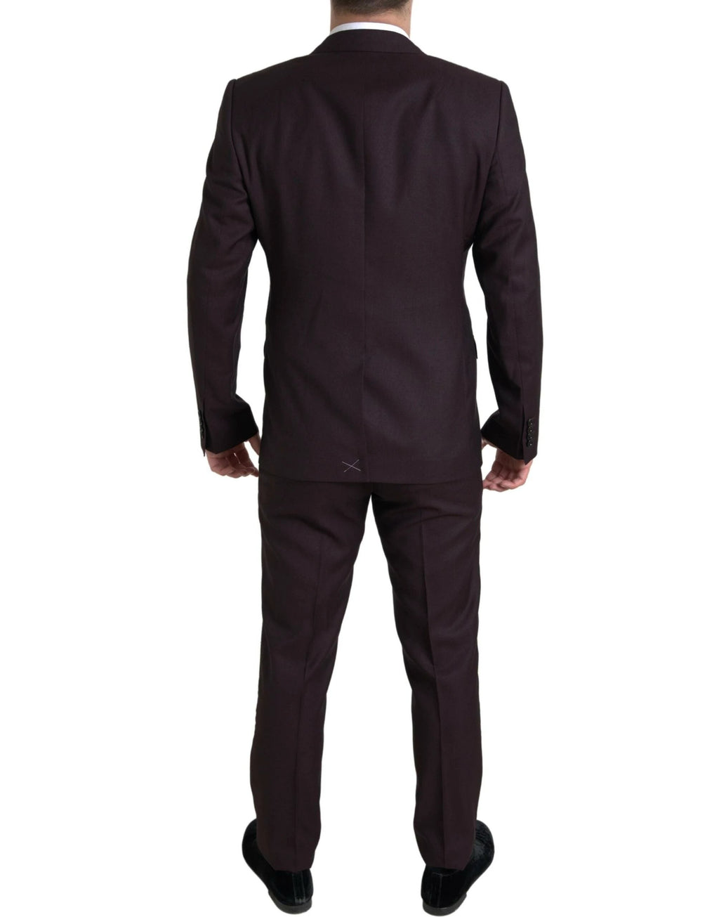 Dolce & Gabbana Maroon 2 Piece Single Breasted MARTINI Suit by Dolce & Gabbana
