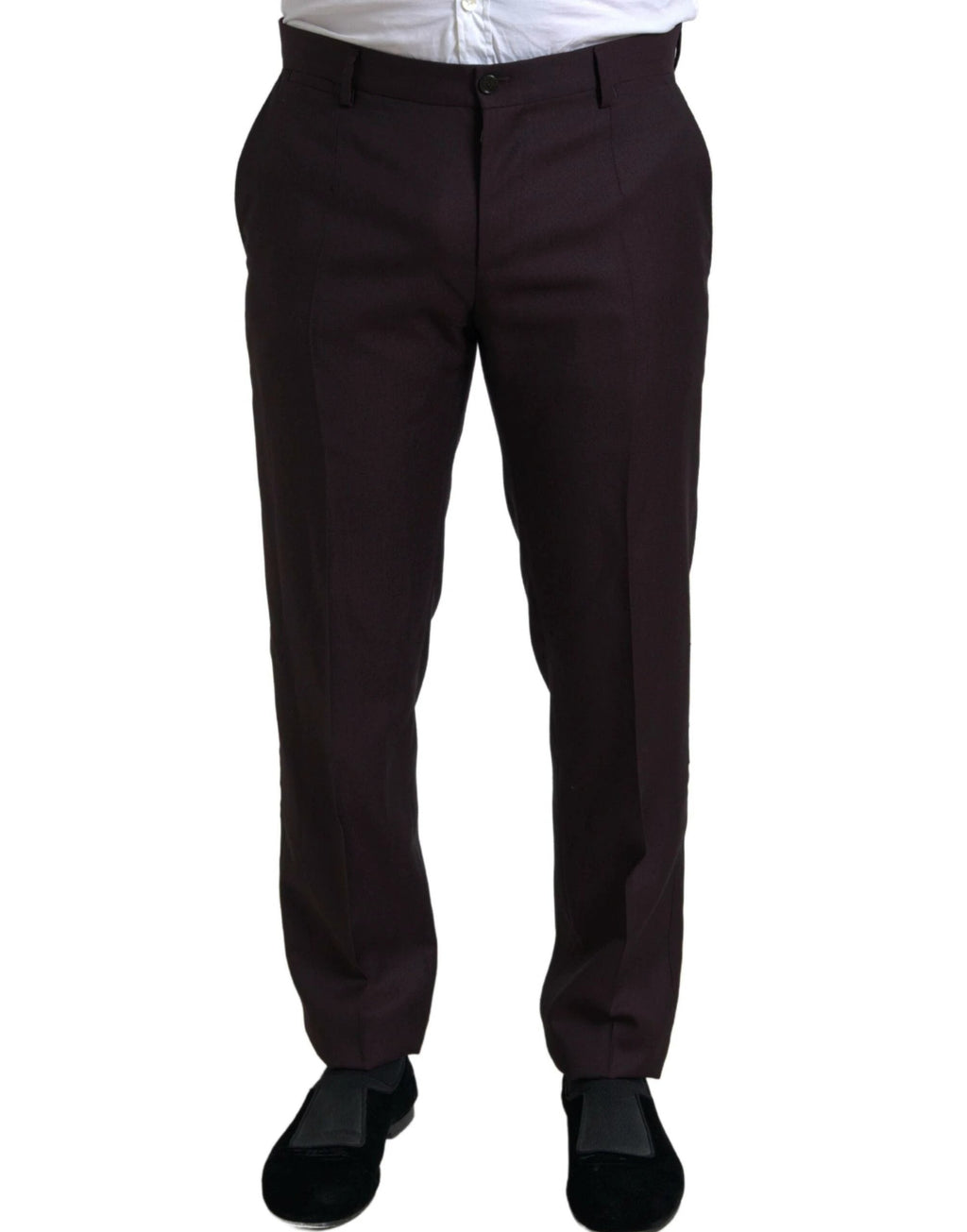 Dolce & Gabbana Maroon 2 Piece Single Breasted MARTINI Suit by Dolce & Gabbana