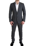 Dolce & Gabbana Gray 2 Piece Single Breasted MARTINI Suit by Dolce & Gabbana