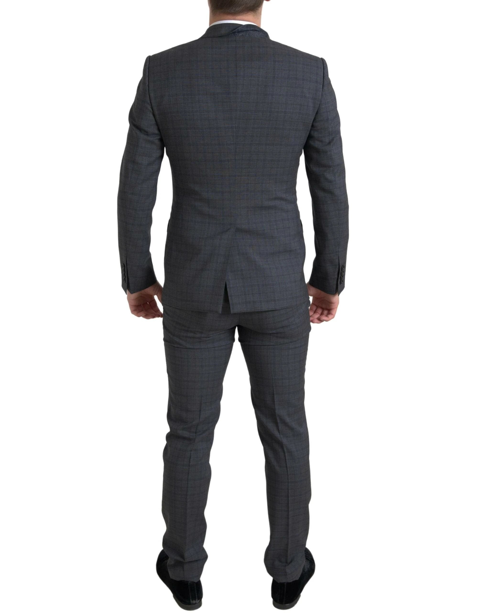 Dolce & Gabbana Gray 2 Piece Single Breasted MARTINI Suit by Dolce & Gabbana
