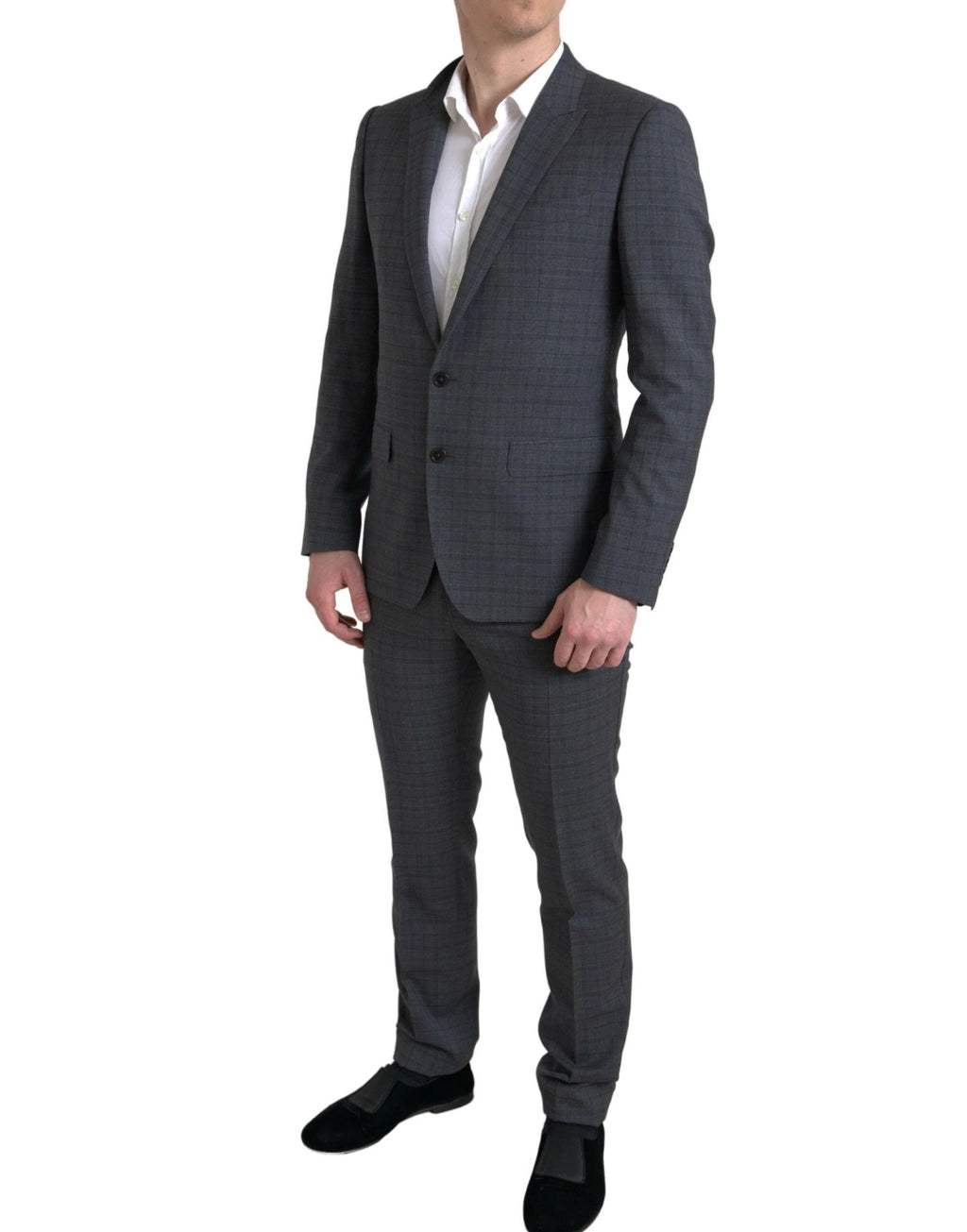 Dolce & Gabbana Gray 2 Piece Single Breasted MARTINI Suit by Dolce & Gabbana