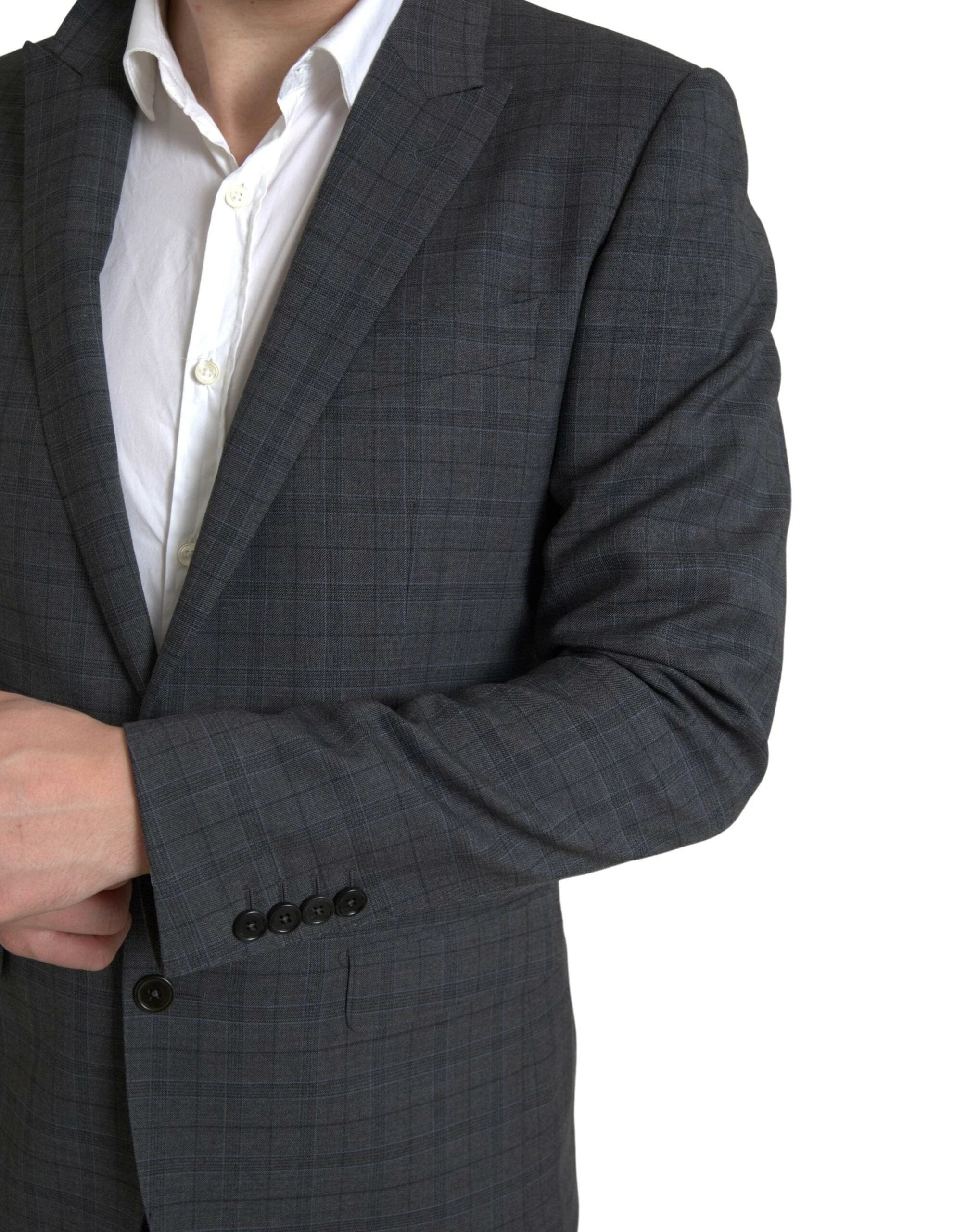 Dolce & Gabbana Gray 2 Piece Single Breasted MARTINI Suit by Dolce & Gabbana