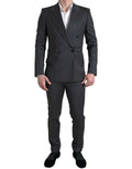 Dolce & Gabbana Gray 2 Piece Double Breasted SICILIA Suit by Dolce & Gabbana