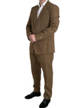 Dolce & Gabbana Brown 2 Piece Single Breasted TAORMINA Suit by Dolce & Gabbana