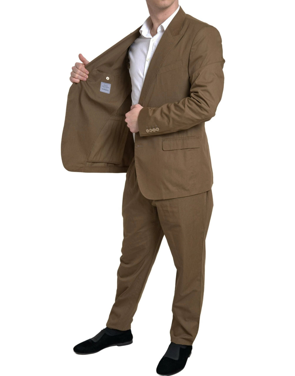 Dolce & Gabbana Brown 2 Piece Single Breasted TAORMINA Suit by Dolce & Gabbana