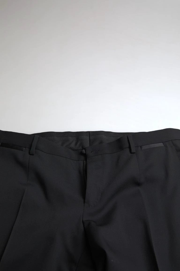 Dolce & Gabbana Black 2 Piece Single Breasted MARTINI Suit by Dolce & Gabbana